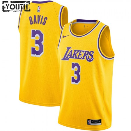 Maillot Basket Los Angeles Lakers Anthony Davis 3 2020-21 Nike Icon Edition Swingman - Enfant
